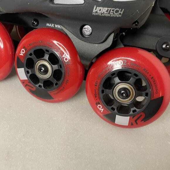 Men's K2 V02 S 90 Pro M Inline Skates - Men Size 9.5 Vortech Ventilation System - Picture 10 of 13